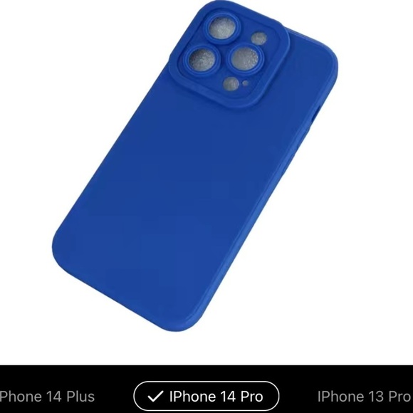 Royal Blue Silicone iPhone Case - Picture 4 of 5
